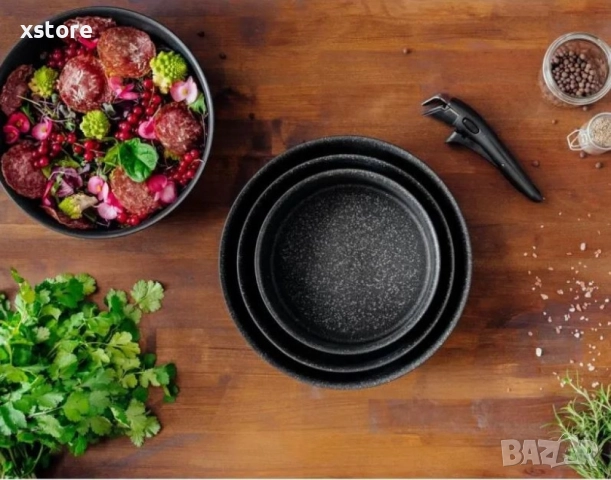 Комплект от 3бр алуминиеви тави с незалепващо покритие, снимка 4 - Съдове за готвене - 52794438