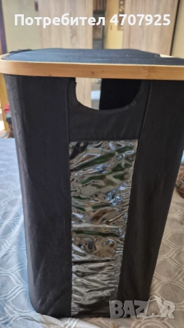 Mobestech Кошница за съхранение на т, черна – органайзер , снимка 2 - Други стоки за дома - 53710804