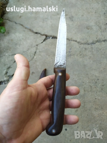 Стар нож с кания, снимка 6 - Антикварни и старинни предмети - 54173695