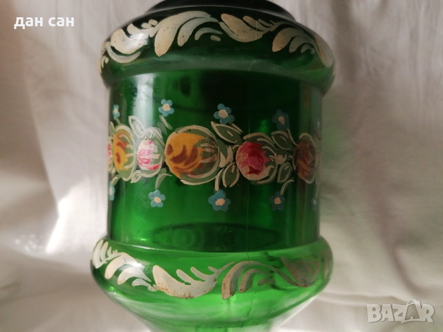 ретро рисувана бутилка Франция, снимка 4 - Колекции - 52625250