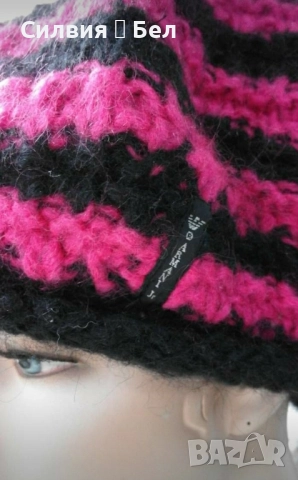 Красива плетена шапка., снимка 3 - Шапки - 51840835