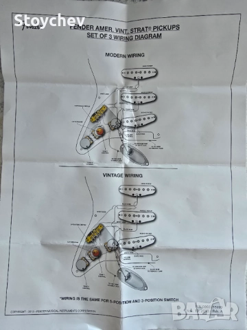 Адаптери за китара Fender Pure Vintage '65 Stratocaster, снимка 8 - Китари - 51695048