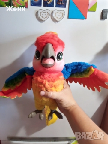 💖Интерактивни играчки FurReal Friends Hasbro - мече Cubby, лъв, папагал, дракон, динозавър, куче, снимка 9 - Музикални играчки - 52215336