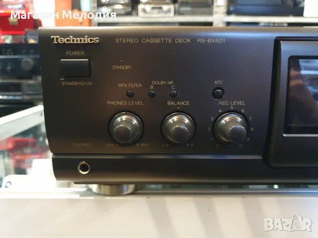 Триглав касетен дек Technics RS-BX601  В отлично техническо и визуално състояние., снимка 3 - Декове - 47894558