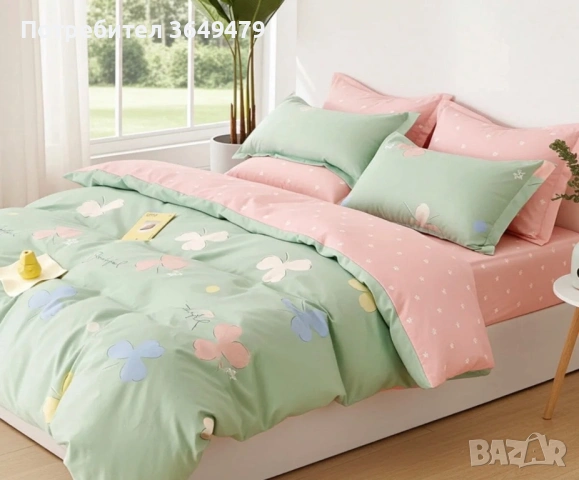 Спален комплект от 6 части, снимка 2 - Спално бельо - 53778746