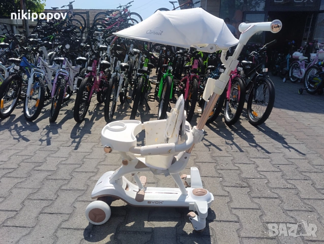 BYOX Детска тротинетка Cornet 6в1 бял, снимка 5 - Скутери и тротинетки - 53564029