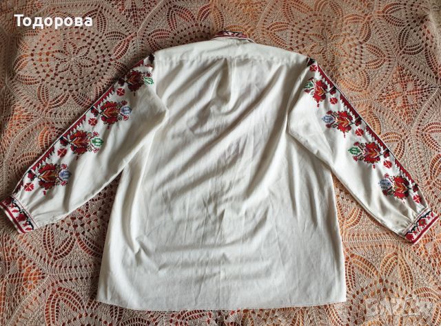 Мъжка  риза от народна носия, снимка 6 - Антикварни и старинни предмети - 45716201