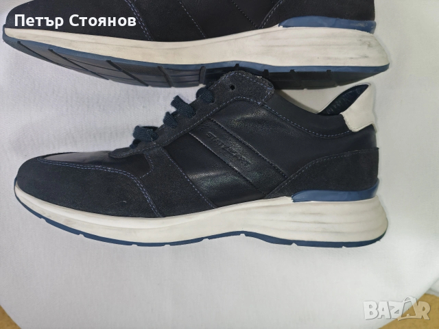 Чудесни мъжки сникърси от естествена кожа State of Art №45, снимка 10 - Спортно елегантни обувки - 54238576