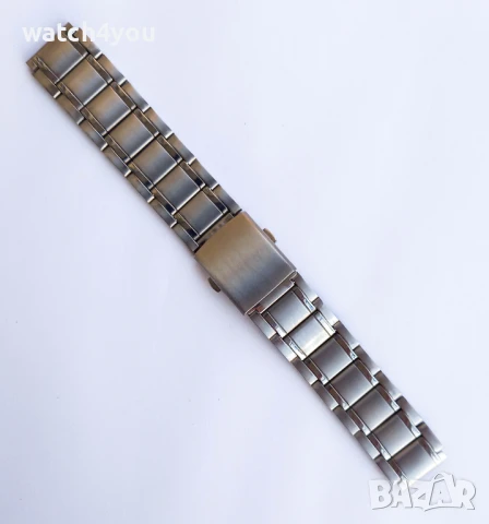 НОВА СТОМАНЕНА ВЕРИЖКА ЗА ЧАСОВНИК С НАКРАЙНИЦИ ЗАОБЛЕНИ ПЛАСТИНИ ЗА ЛЪГОВЕТЕ.ИЗВИТИ ВЕРИЖКИ, снимка 10 - Каишки за часовници - 28357407