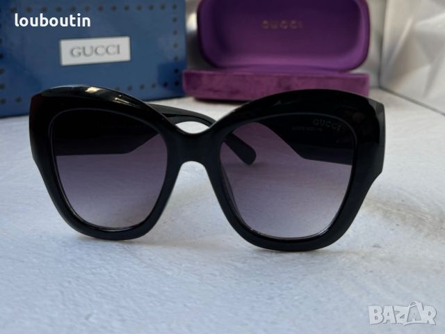 GUCCI GG0808 с лого 1:1 дамски слънчеви очила котка, снимка 3 - Слънчеви и диоптрични очила - 45197800