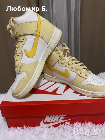 Nike Dunk High кецове номер 38.5, снимка 1 - Кецове - 45609057