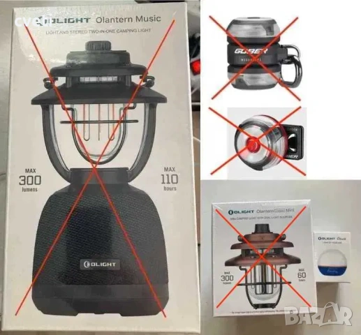 Мини лампа Obulb, синя, новa