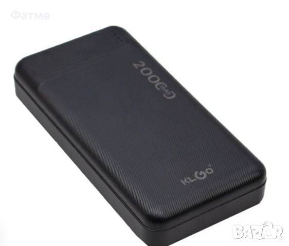 Преносима батерия KLGO 20000mAh Power Bank KP-21, снимка 5 - Оригинални батерии - 45591715