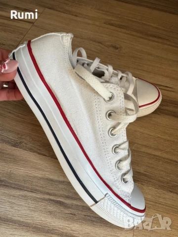 Оригинални бели кецове кецове Converse ! 37 н, снимка 1