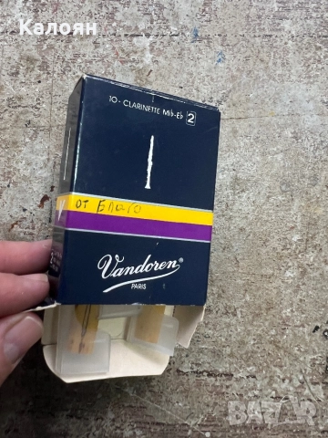 Традиционни Bb тръстики за кларинет Vandoren и други плюс части - лот, снимка 11 - Духови инструменти - 52207465