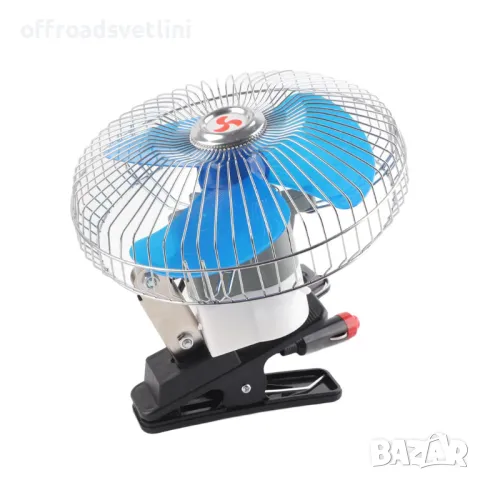 Вентилатор за автомобили, джипове, бусове, камиони 6 инча 15 см 24V, снимка 2 - Аксесоари и консумативи - 50156303
