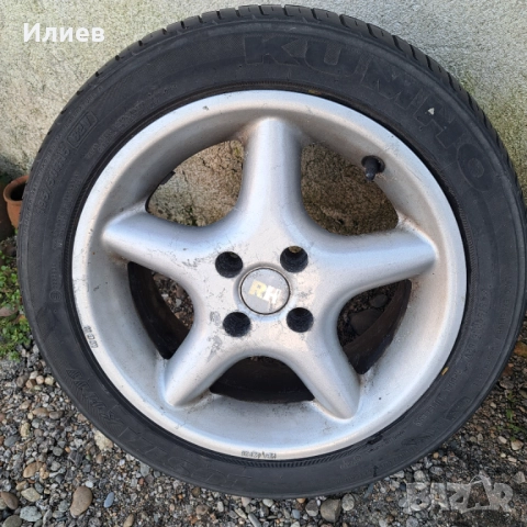 Алуминиеви джанти с гуми 4х100, снимка 5 - Гуми и джанти - 52749040