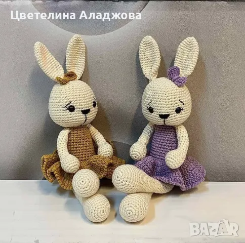 Плетени играчки на една кука , снимка 4 - Плюшени играчки - 48665623