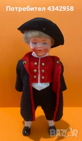 Винтидж немска кукла.1950-1960г., снимка 3 - Антикварни и старинни предмети - 52952741