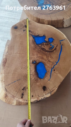 Дървен плот и шайби от дъб, снимка 4 - Маси - 53940600