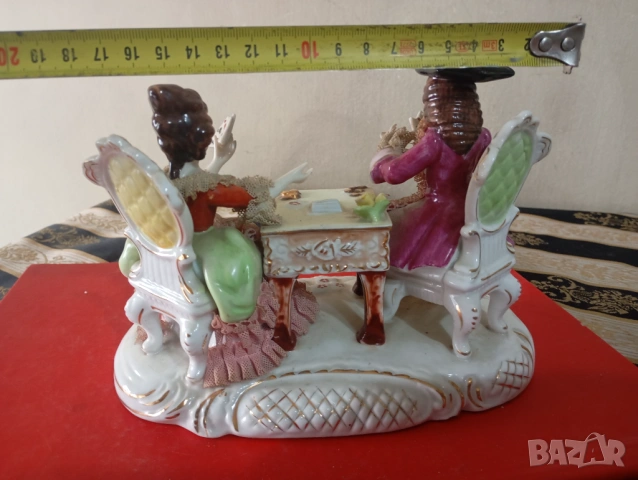 Порцеланова статуетка,композиция, снимка 4 - Статуетки - 54077534