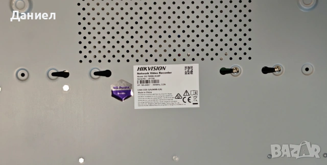 8 портов PoE 4K NVR Hikvision DS-7608NI-K2/8P с HDD 2TB като нов, снимка 10 - Комплекти за видеонаблюдение - 53066619