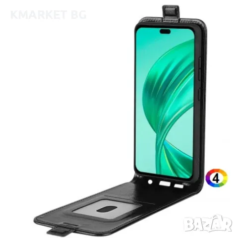 Honor X8b 4G Flip3 Кожен Калъф и Скрийн Протектор, снимка 1 - Калъфи, кейсове - 48551706