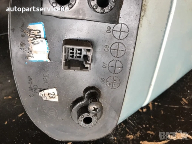 Странично огледало ляво зелен цвят за KIA Carens (2006-2010) 022576, снимка 3 - Части - 53444111