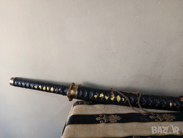 Самурайски меч Катана с дървена ножница, снимка 4 - Декорация за дома - 52499984