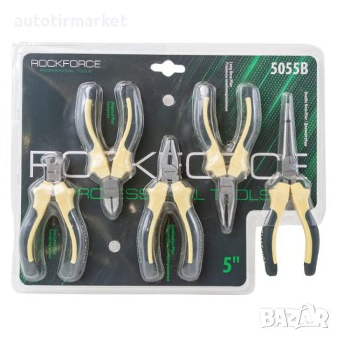 Комплект мини клещи 5 части RockForce, снимка 2 - Клещи - 45871853