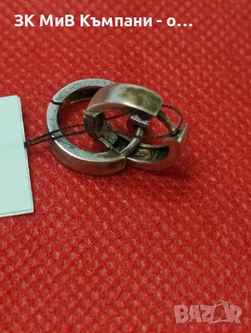 Сребърни обеци 2.92гр, снимка 2 - Обеци - 53599284