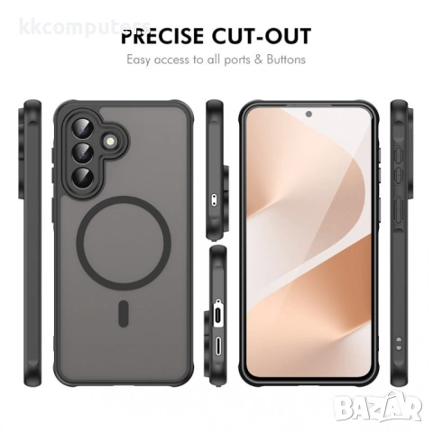 ENKAY HAT PRINCE Магнитен Калъф за Samsung Galaxy A57 5G - PC+TPU, Матов, С 9H стъкло, 4 цвята, снимка 6 - Калъфи, кейсове - 53973205