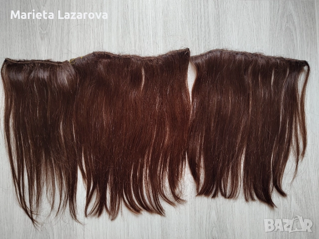 100% естествен косъм, снимка 3 - Продукти за коса - 52206494