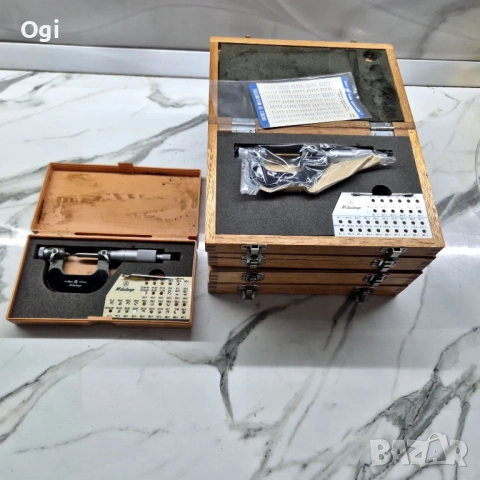 Микрометър резбомер MITUTOYO , снимка 2 - Шублери - 28329159