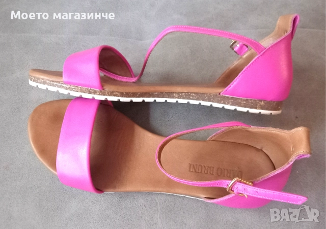 Дамски сандали Dario Bruni от естествена кожа – розови, № 38