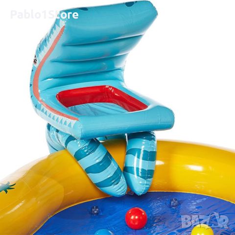 Пълно лятно забавление: Пръскащ надуваем басейн с пързалка за безкрайно удоволствие в горещите летни, снимка 5 - Други - 45325656
