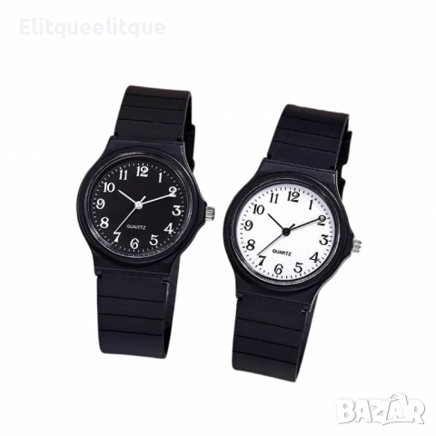 Кварцов дамски часовник със силиконова каишка – Ежедневен стил и практичност, снимка 2 - Дамски - 52183469