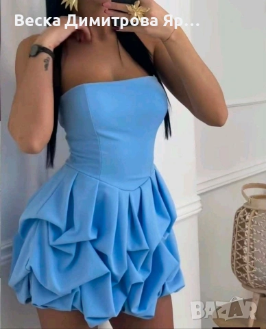 Дамска рокля , снимка 4 - Рокли - 53990485