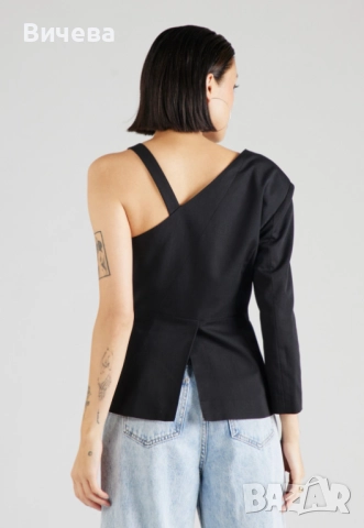 Асиметрична блуза- тип сако, снимка 3 - Сака - 52319286