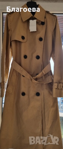 шлифер тренчкот COACH, снимка 9 - Шлифери - 53876417