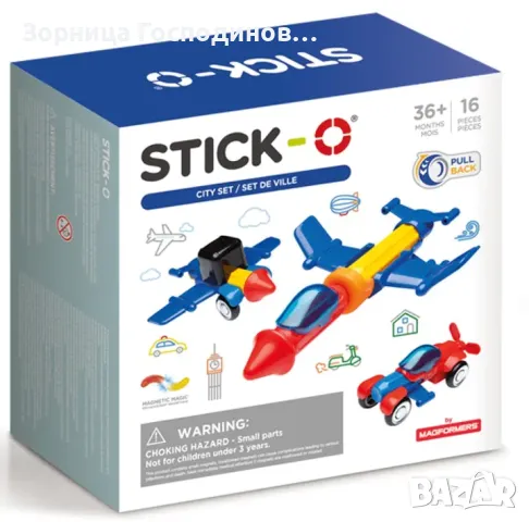 Продавам нов магнитен конструктор Stick-O, снимка 1 - Конструктори - 49164596