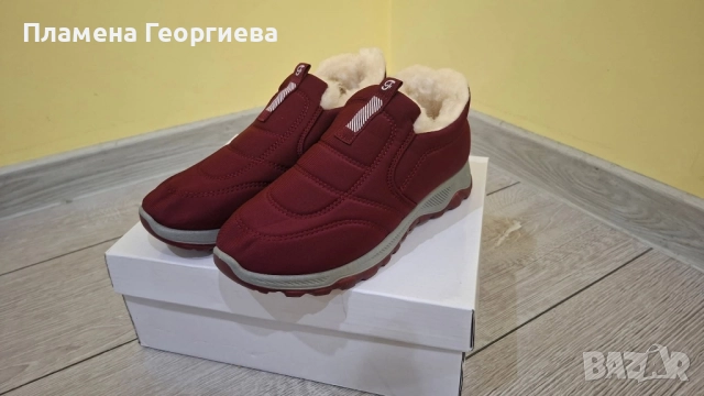 Дамски зимни обувки, снимка 6 - Дамски боти - 52172343