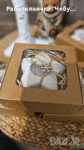 Керамичен свещник Звезда, снимка 4 - Декорация за дома - 52475273