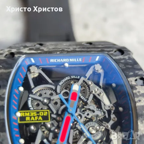 Мъжки луксозен часовник Richard Mille Rafael Nadal RM 35-02 Cloning , снимка 8 - Мъжки - 49126083