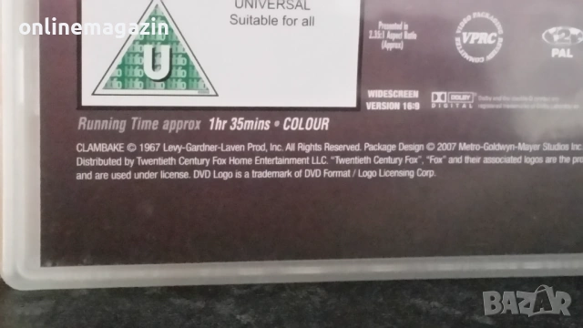 DVD Elvis Presley Clambake , снимка 6 - DVD филми - 54157460