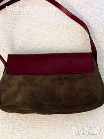 Малка чанта с дълга дръжка TÖPFER IN BAVARIA ръчна изработка, снимка 4 - Чанти - 45439361