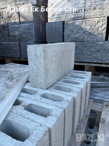 Вибропресовани бетонови блокчета за зидария - промоционална цена!!!, снимка 2 - Строителни материали - 53878997