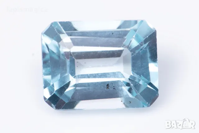 Син топаз 2.07ct 8x6mm VS октагон шлифовка #1, снимка 1 - Други - 49170512