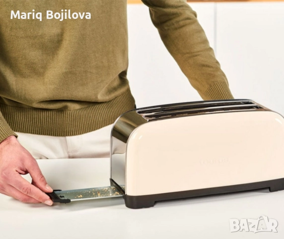 Тостер Taurus Vintage Cream – 1400W, метален корпус, функции претопляне и размразяване, снимка 4 - Тостери - 51527763