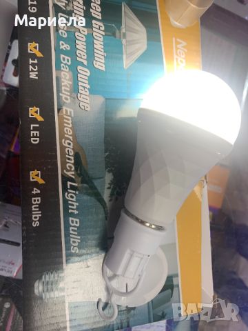 Акумулаторни LED крушки Neporal A19 , снимка 2 - Лед осветление - 45669892
